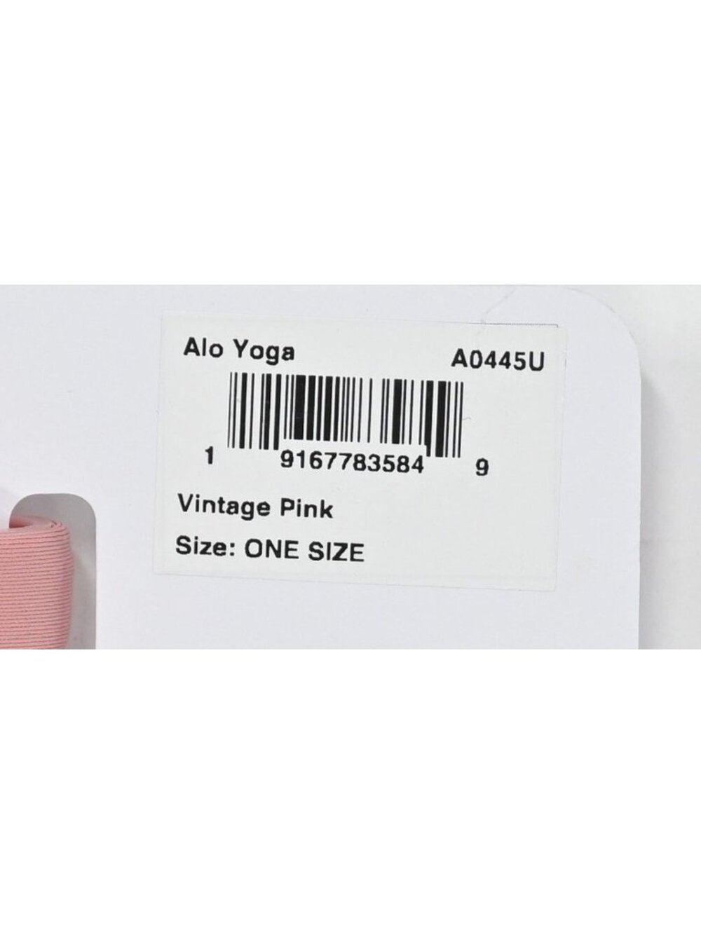 ALO Yoga Airlift So Smooth Headband A0445U in Vintage Pink - Picture 3 of 3